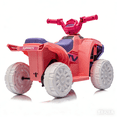 thumbnail image 5 of 6V Ride on ATV Toys for Kids 3-5, Mini Battery Powered Motorized Quad for Kids with Anti-Slip Wheels, Toddler Car for Girls Boys, Pink, 5 of 5