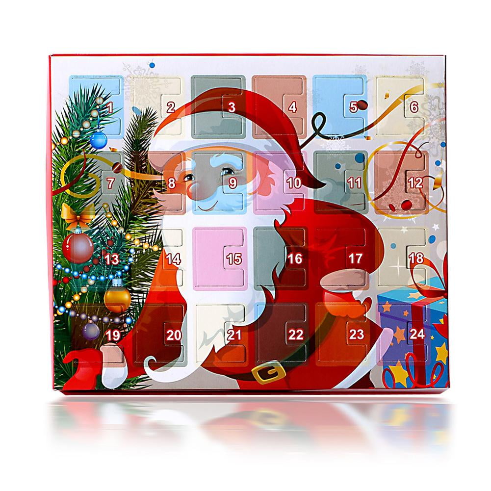 Christmas Advent Calendar Jewelry Gift Box DIY Bracelet Necklace