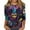 Dark Purple_BA27, variant on Mardi Gras Shirts for Women Carnival Crewneck Tunic 3/4 Sleeve Tops Mask Print Tees Tshirt 2026 Spring Loose Fit Blouse Gold 2XL