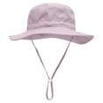 thumbnail image 2 of Sombrero para el sol para bebé con protección solar UPF 50+, sombrero de cubo para niños pequeños, sombreros de playa de verano para niños, sombrero de ala ancha para jugar al aire libre para niños y, 2 of 8