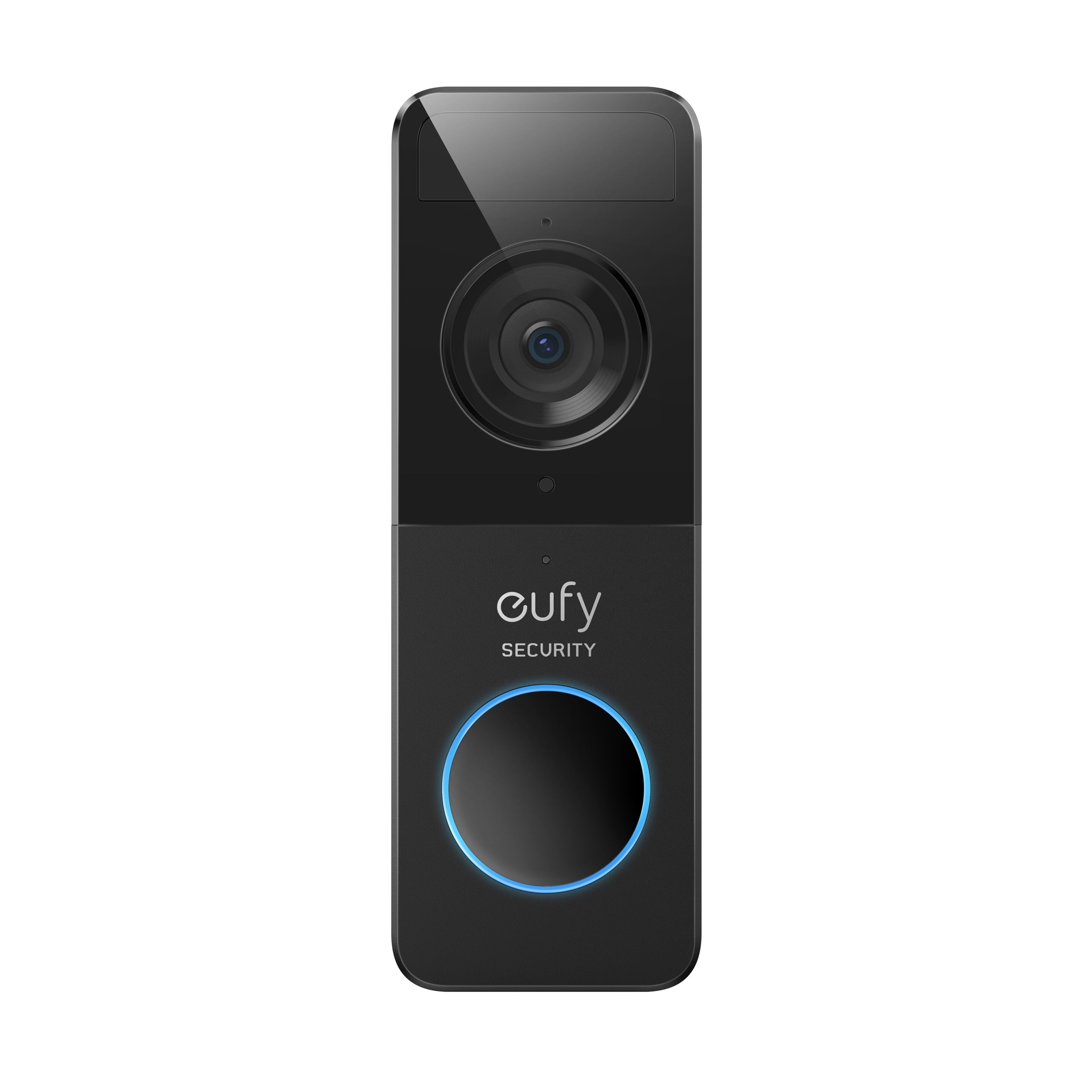 eufy Security Video Doorbell 2K, Battery and Wired, w/Chime Wireless Wi-Fi  Compatible Smart Video Doorbell in Black