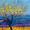 Autumn Tree, variant on Whimsical Apple Orchard Canvas Print, Folk Art for Living Room, Farmhouse, Countryside Decor