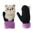 thumbnail image 5 of Vikakiooze Winter Gloves Pattern Gloves Autumn And Winter Warmth Plush Knitted Decor Women, 5 of 6