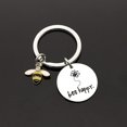 thumbnail image 3 of Llavero para mujer "Bee Happy" (plata), regalo para mamá, tía, hija, sobrina, amigas, 3 of 5
