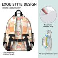 thumbnail image 5 of Pioneer Flower Floral Print Pattern Backpack for School, Cute School Bag with Adjustable Shoulder Straps and Padded Back, 15.25"x11.5"x5.25", 5 of 5