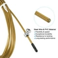 thumbnail image 4 of Uxcell 10Ft Speed Jump Rope Replacement Cable 2.5mm Professional Skipping Rope Steel Wire Replace Gold Tone 3 Pcs, 4 of 6
