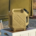 thumbnail image 6 of JINZJ 12L Camping Water Jug With Spigot Large Capacity Water For Hiking (Khaki), 6 of 7