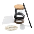 thumbnail image 4 of Kit de fermentación de masa madre con frasco y boca ancha para hornear Base de silicona de 900 ml, 4 of 9