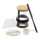 thumbnail image 4 of Kit de inicio de masa madre para pan, frasco de inicio de masa madre, tapa negra, boca ancha, para suministros de panadería de restaurante Base de silicona de 900 ml, 4 of 9