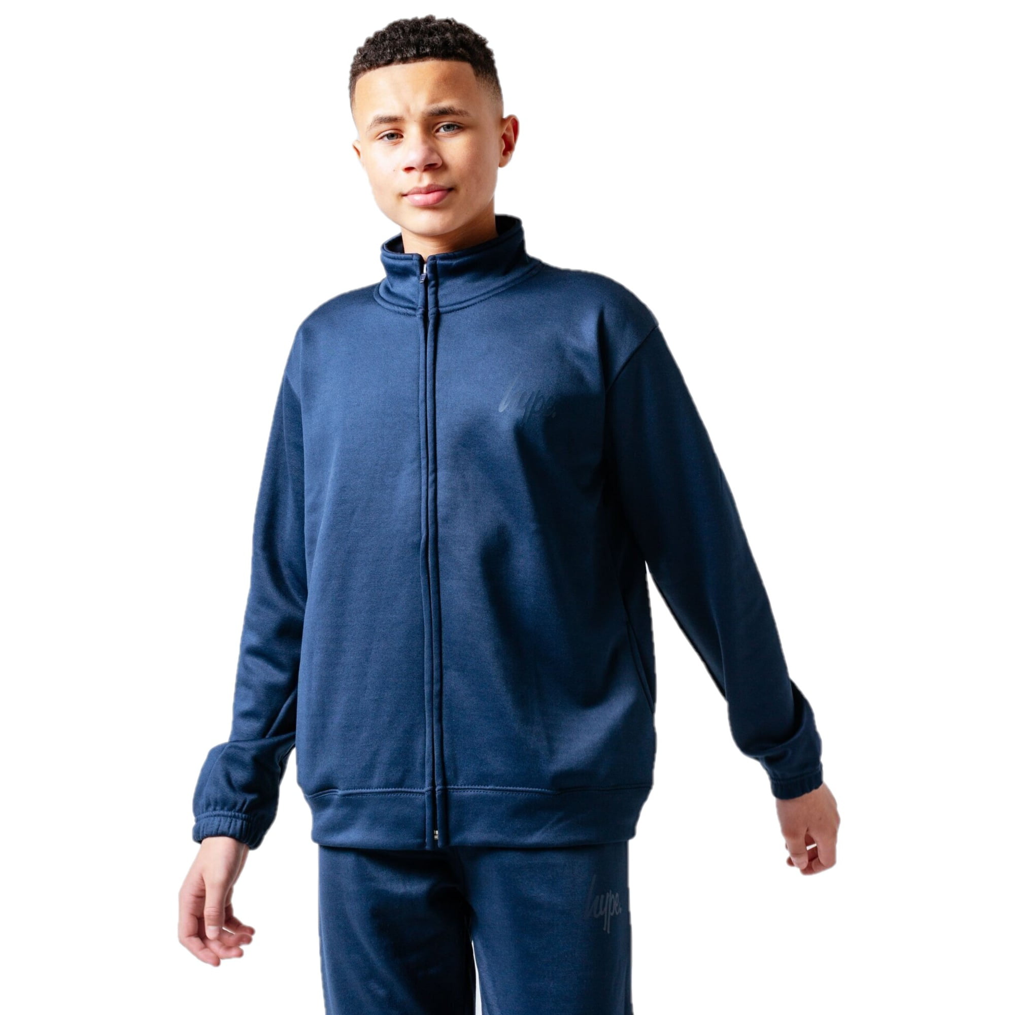 Hype Hype Boys Essential Tracksuit Sports Full Zip Top Elasticated Waist Bottom 