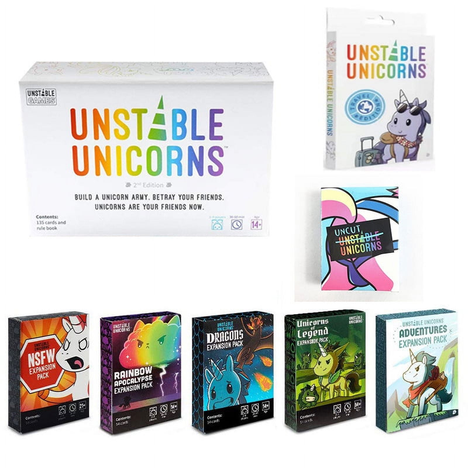 English unicorn board game toys unstable unicorns family party card game -  Walmart.ca