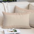 thumbnail image 2 of Throw Pillow Covers, Soft Breathable Pillow Cases with Invisible Zipper for Sleeping, Queen Size Pillowcases for Couch Bed Sofa Chair 20x30 Inches, 2 of 9