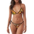 thumbnail image 1 of Balery Autumn Bouquet Pumpkin For Thanksgiving Pijama Estampado Bikini de Dos Piezas para Mujer - Conjunto de Bikini Ajustable Sexy y Cómodo para Playa, 1 of 6