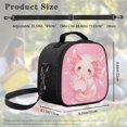 thumbnail image 6 of Yuyamidu Kawaii Axolotl Lunch Bag Kids Insulated Lunch Box Boys Girls Large Thermal Cooler Bag Multifunctional Thermal Picnic Cool Bags for Work School Picnic Camping, 6 of 6