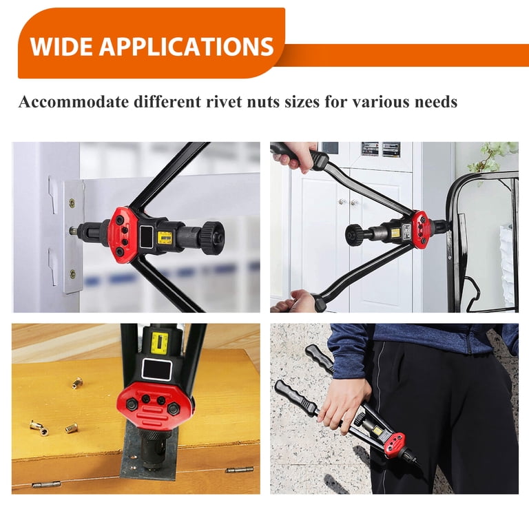 Grainger Rivet Nut Tool Kit Nut Sert Kits Stainless Steel Rivet Nuts ...