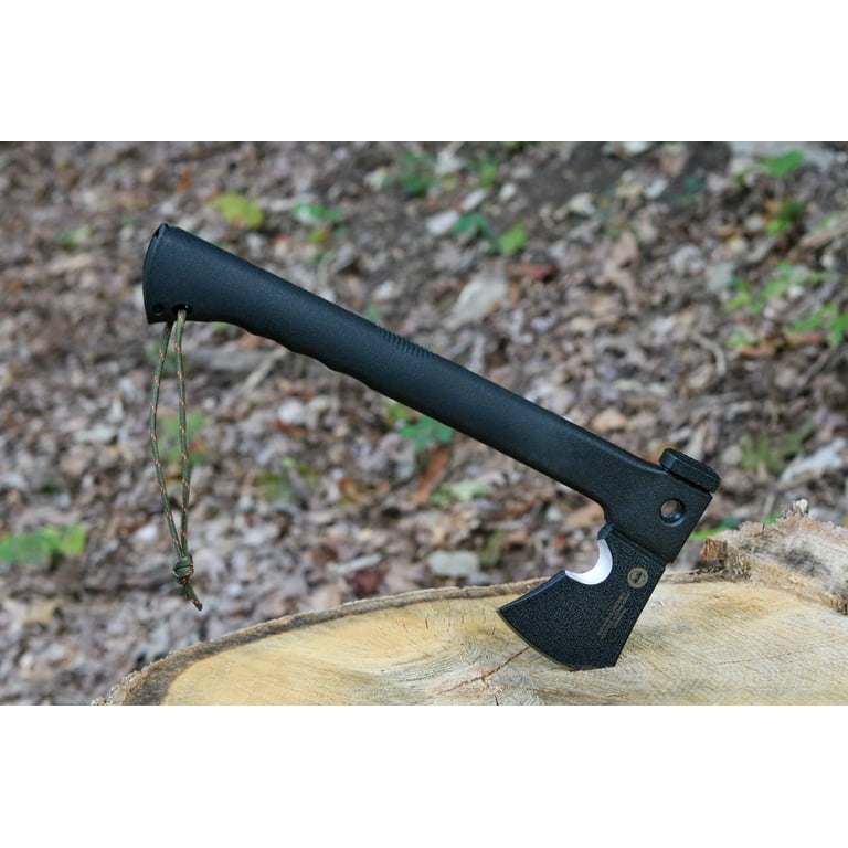 Ozark Trail 11 Piece Camping Hatchet and Knife Tool Set with 4-In-1 Hatchet  and Saw, 4 Fixed Blade Knife, 50 Foot Paracord, Compass, Commando Saw, and  Carabiners - Walmart.com