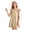 Beige, variant on Girls Teens Summer Dress Floral Ruffle Sleeve Summer Dresses Flowy Casual Sleeveless Tiered Dress (4-15Y)