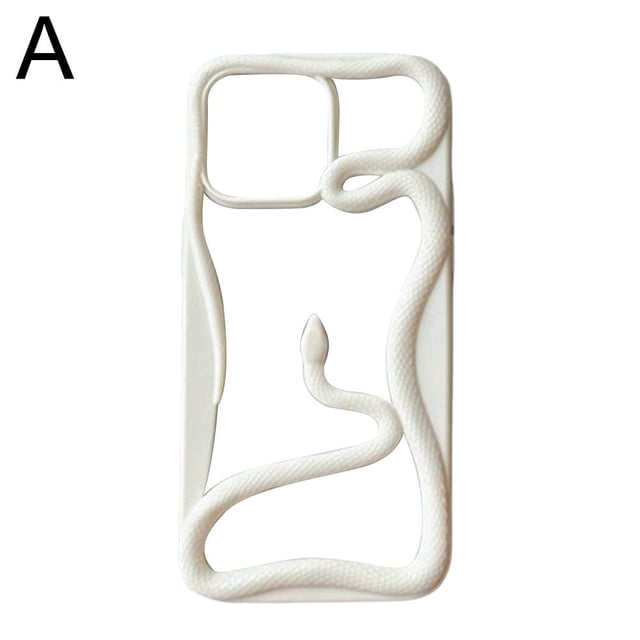 for iphone16promax/15 pro max, Creative Personality Snake Braided Crossbody Phone Case A5Z42