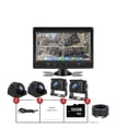 thumbnail image 1 of 7" AHD 4CH Truck Monitor BSD Recording DVR 1080P Car Rear View Camera Vehicle IPS Touch Screen Right Outside Speaker ,Clear Images, 1 of 7