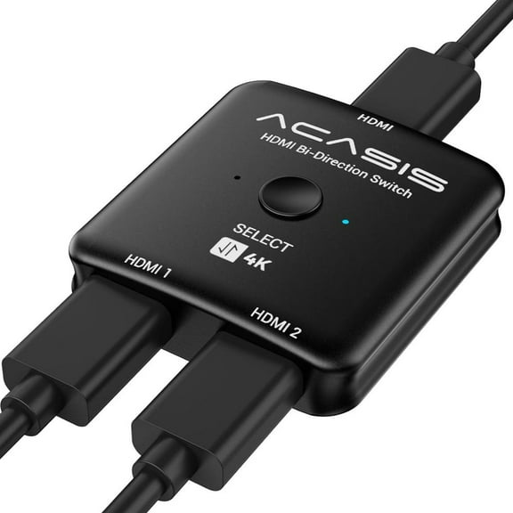 Acasis 4k 60hz Bidirectional HDMI 2.0 Switch/Splitter 2 in 1 Out