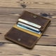 thumbnail image 4 of Estuche para tarjetas de cuero de vaca con capa para la cabeza para hombre, funda para licencia de conducir, funda para tarjetas de crédito, tarjetero, monedero, 4 of 6
