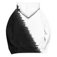 thumbnail image 5 of Chiccall Hoodies for Women Gradient Loose Fall Pullover Tops Drawstring Long Sleeve Sweatshirt White XL, 5 of 5