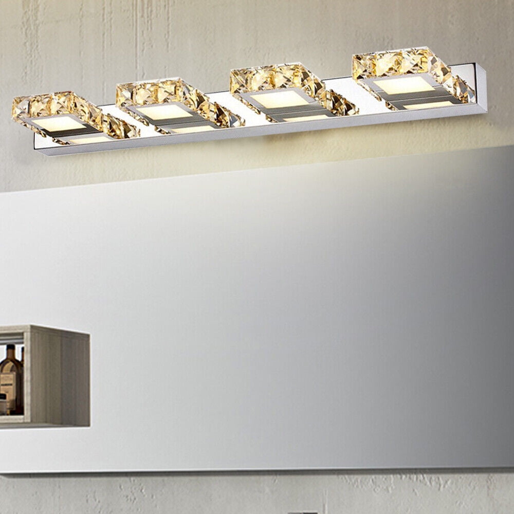 Modern LED Bathroom Lighting Crystal Mirror Front Vanity Light Make-Up Wall Lamp