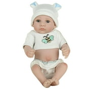 Jasmine Lovely Silicone Reborn Baby Dolls Lifelike Simulation Doll Toy Infant Gift
