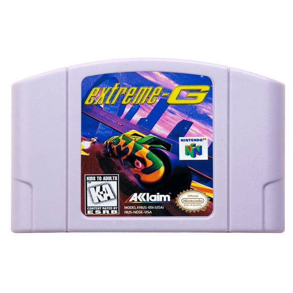Video Games Compatible for the n64 console, replacement cartridge for Extreme-G NTSC
