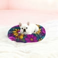 thumbnail image 2 of Pet Bed Pet Mat Cozy Removable & Washable Comfort For Cats And Dogs Colorful Wildflowers, 2 of 8