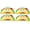 4 Taco Toys, variant on Soft Taco Dog Toys Fun interactive Squeaker Small to Medium Dogs Choose Quantity (1 Taco Toy)