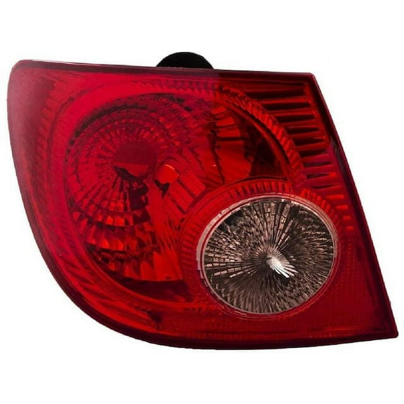 Left Driver Side Tail Light Assembly - Compatible with 2005 - 2008 Toyota Corolla 2006 2007