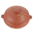 thumbnail image 2 of Ceramic Steam Cooker Casserole Stockpot Food Steaming Pot for Stew Chicken Soup, 2 of 7