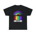 thumbnail image 3 of Proud LGBT Shirt Love is Love TShirts Gay Pride Day Rainbow Womens Plus Size Tops, 3 of 8