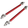 thumbnail image 3 of Ikon Motorsports Compatible with Red Adjustable Front Bumper Lip Spoiler Splitter Strut Rods Support 8-10.6 Inch, 3 of 6