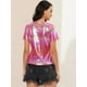 thumbnail image 5 of Top Multicolor Brillante Metálica Para Mujer Rojo naranja rosa XL, 5 of 6