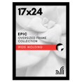 thumbnail image 1 of Americanflat Marco de fotos de 17 x 24 con plexiglás pulido – Marco de fotos negro – Marcos de fotos anchos hechos de madera de ingeniería para exhibición de pared vertical u horizontal – Colección Ep, 1 of 1