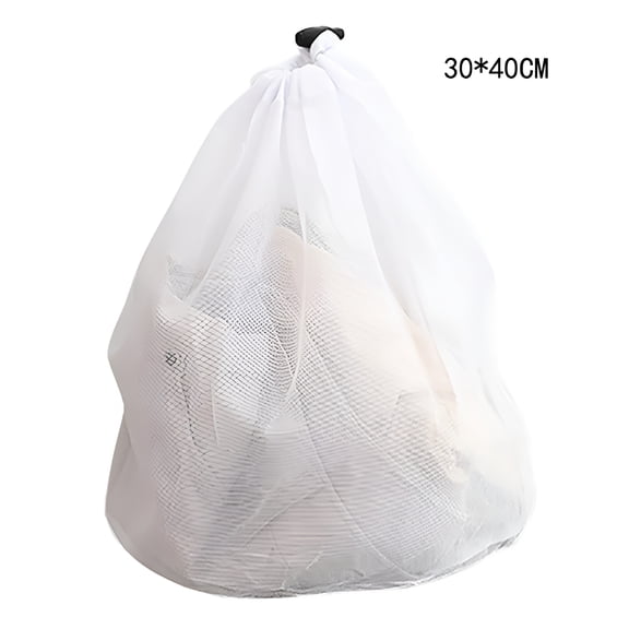 AUQ Practical Large Washing Net Bags,Durable Fine Mesh Laundry Bag With Lockable Drawstring For Big Clothes