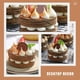 thumbnail image 4 of Fake Cake Dummies Mini Cake Ornament for Store Display Family Customers Pu Coffee Display Model 2Pcs, 4 of 4