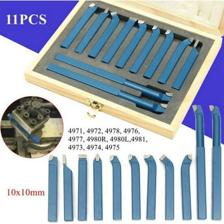 11pcs 10mm Metal Lathe tools /knife Set Bits for mini Lathe Cutting Tool