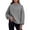 Gray, variant on Vivianyo HD Womens Mock Neck Sweatshirt, Womens Fall Tops with Long Sleeve, Sizes S-2XL