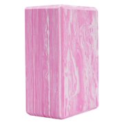 Everyday Yoga 4 High-Density Marbled Foam Block - Lightweight, Supportive & Stable