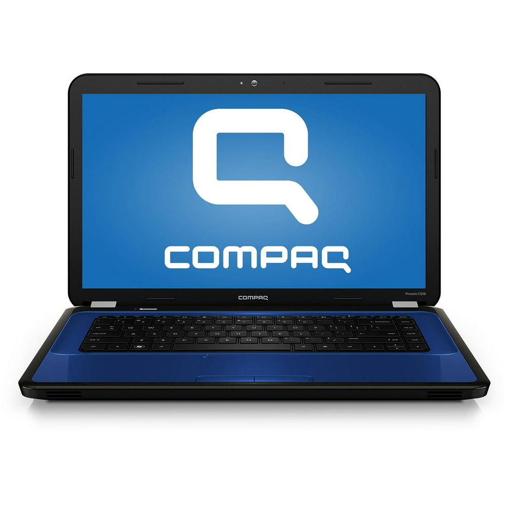 Compaq Refurbished Pacific Blue 15.6" CQ58-bf9WM Laptop PC with AMD