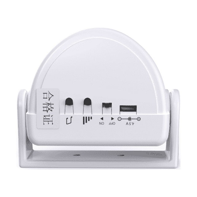 Rongfmy 1pc New Wireless Entry Door Bell Welcome Chime Alarm PIR Motion Sensor White
