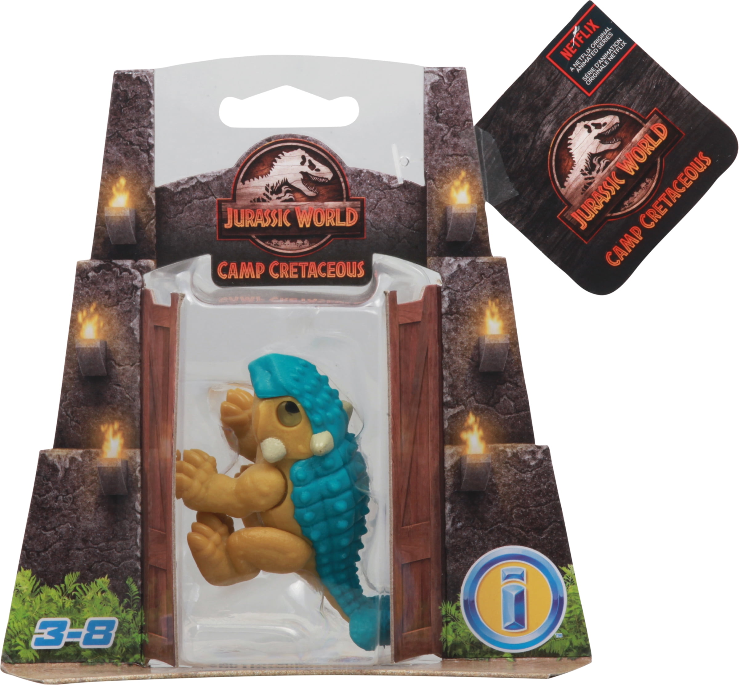 Jurassic World BUMPY Attack Pack Camp Cretaceous 3.75” 10cm Dinosaur Netflix HTF 