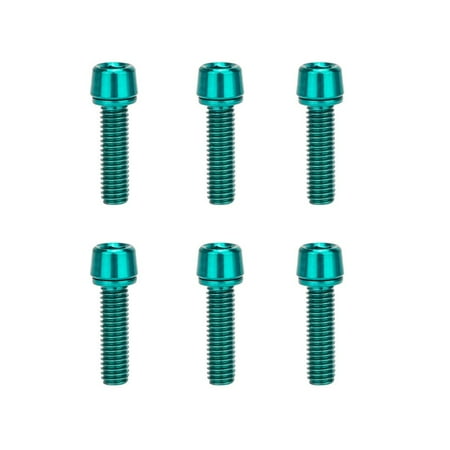 

Bike Handlebar Stem Bolts M5*18mm Purple Quantity 6pcs M5 Bolts bicycle