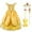 A-Dress+Accessories, variant on HAWEE Princess Dress Up Costume for Girls Birthday Cosplay Party with Accessories, Yellow