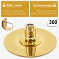 thumbnail image 6 of Yaheetech Height Adjustable 7'-9' H Spinning Static Dancing Pole, Gold, 6 of 9