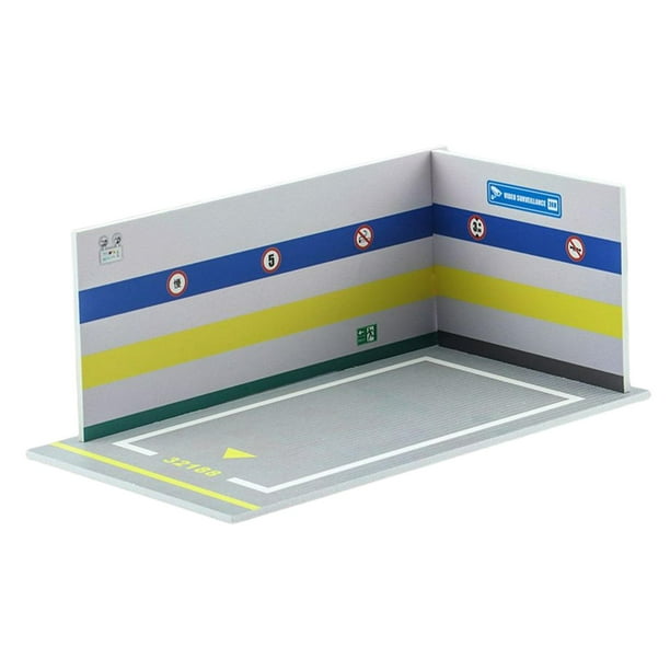 Estacionamiento Diecast Zulema 1/32 Garaje Subterráneo Mini Estacionamiento Multicolor