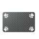 thumbnail image 5 of Alfombrilla para comedero de mascotas, alfombrilla para bebedero de gatos, con respaldo de goma, lavable, resistente a las manchas, de secado rápido,, 5 of 9